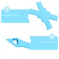 thumbnail image 3 of BALAHAPY 2Ud Protector Para Skateboard Con Almohadillas Antihundimiento Y Tornillos Hexagonales En Azul, 3 of 6