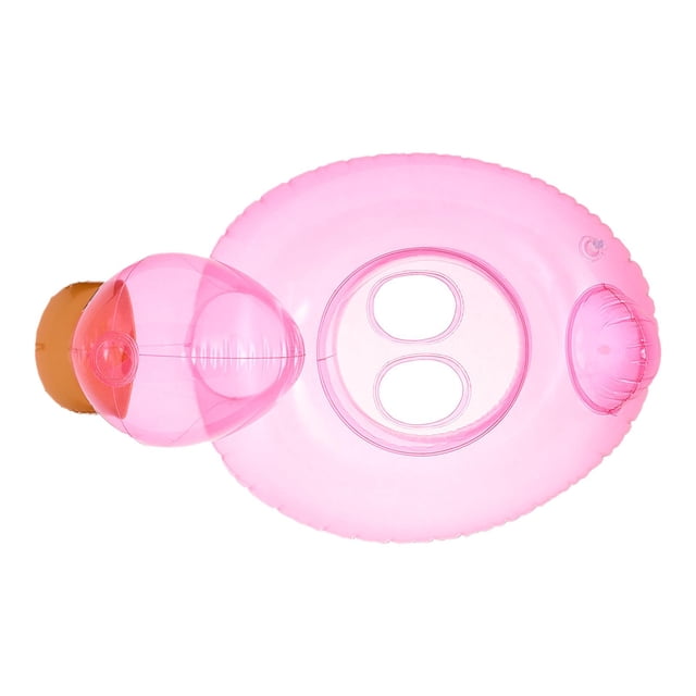 Seguridad gonflable d'anneau de flotteur de natation mignonne pour des parties de asiento rosa Sunnimix Anillo de flotador de natación
