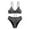 Black, variant on Women High Cut Bikini Sets String Swimsuit Two Piece Underwire Bathing Suit Cut Out Cute Swimwear String Bikini Set Tie Side Halter Swimsuits Summer 2 Piece Bikini Bathing Suit Green,M