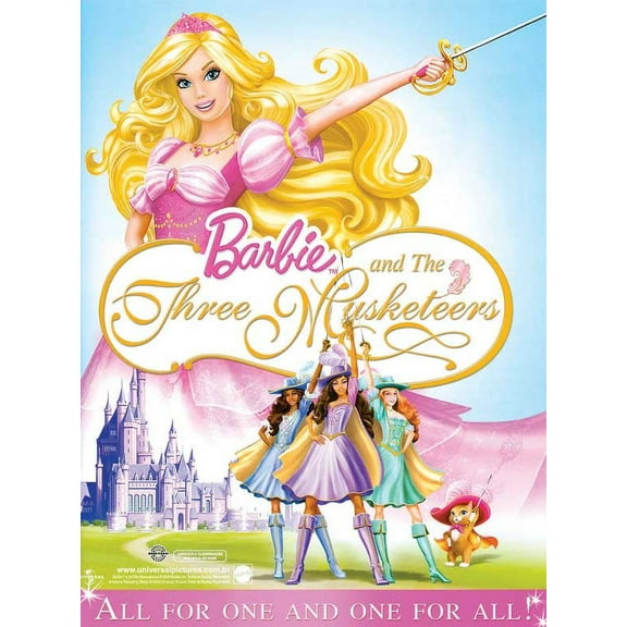 Barbie and the Three Musketeers (2009) 11x17 Movie Poster