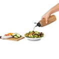 thumbnail image 2 of Botellas de plástico para condimentos de 12 oz con tapas giratorias, dispensadores superiores para salsa de tomate, mostaza, mayonesa, salsas picantes, aceite de oliva, juego de barbacoa transparente, 2 of 5