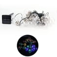 thumbnail image 2 of Lámpara De Cadena, Cadena De Luz Solar 20LED Bombilla Colorida Solar Cadena De Luz Control De Luz Inteligente Para Playas Para Patios ANGGREK Otros, 2 of 8