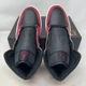 thumbnail image 5 of N I-K-E A i r-Jor-dan 1 Mid Black Gym Red White Men's Shoes Sneakers DQ8426-061 No Lid, 5 of 6