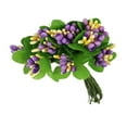 thumbnail image 4 of VONKY Plastic Flower Heads Handmade DIY artificial Simulation Bouquet Stamen for Wedding Gift Decoration 10Pcs Type 25, 4 of 8
