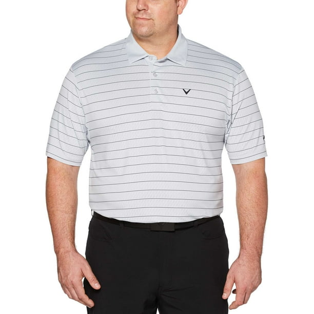 Callaway Men's Ventilated Stripe Golf Polo Big & Tall