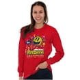 thumbnail image 3 of Ugly Christmas Pattern PACMAN Holiday Long Sleeve TShirt Men Women Brisco Brands S, 3 of 6