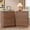 3-Drawer, variant on Alohappy 19.6" Thickened Nightstand Set of 2, 3 Drawer Bedside Table, Wooden End Table w/Storage, Modern Curved Profile Design, Mid Century Night Stand for Bedroom, Living Room, Dark Walnut
