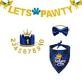 thumbnail image 1 of Bienvenido mascota perro bandera Banner pastel insertar sombrero de cumpleaños, 1 of 5