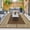 Peony Brown, variant on ZACOO 8'x10' Modern Striped Border Outdoor Rug, Waterproof UV Resistant Patio Mat for Balcony Deck RV, Peony Brown