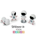 thumbnail image 5 of Class Collections White Yoga Astronaut 4 inch Resin Stone Collectible Figurines Set of 4, 5 of 5