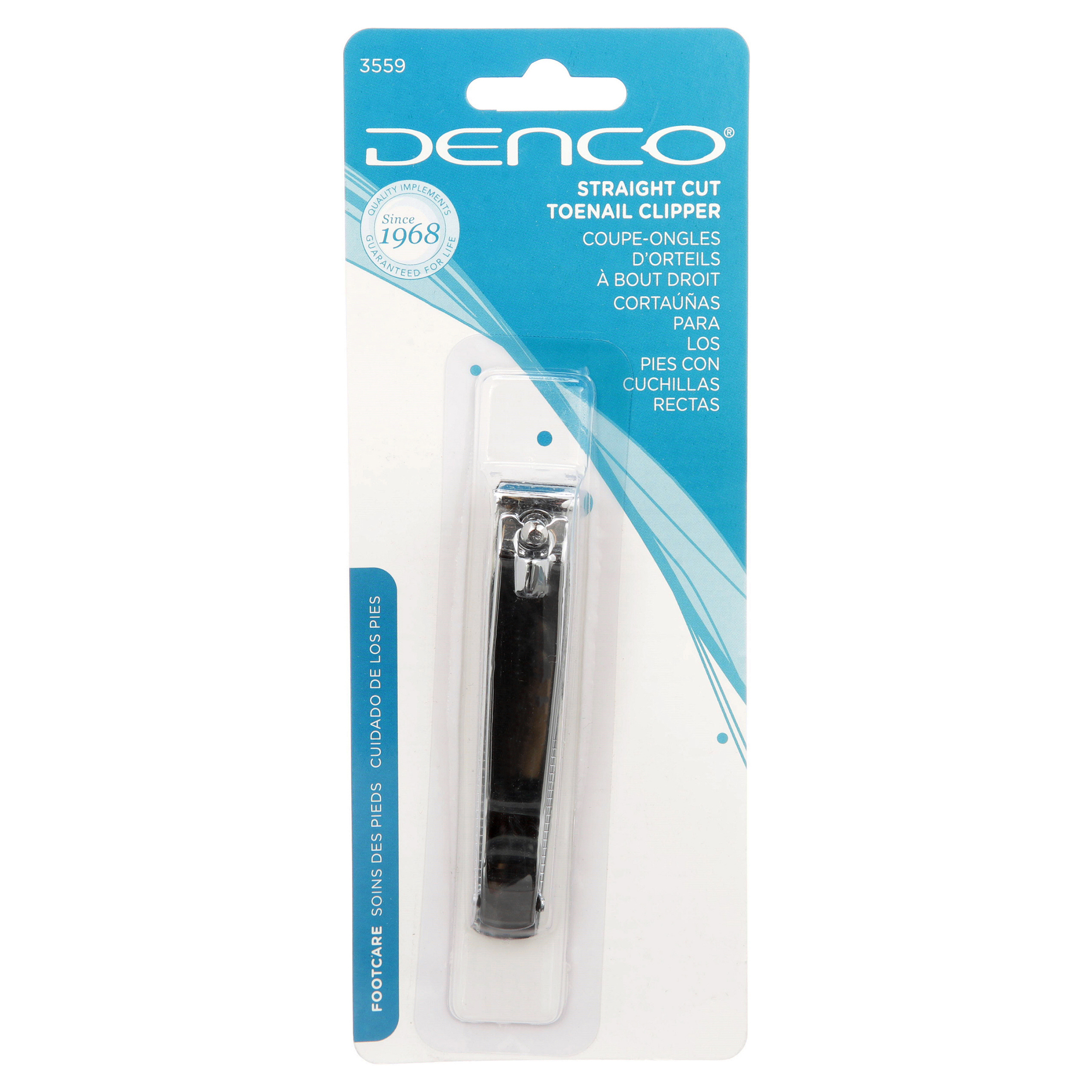 NAIL CLIPPER: STRAIGHT CUT TOE NAIL CLIPPER - CALA PRODUCTS