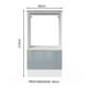 thumbnail image 2 of Mueble Para Horno Y Microondas Madesa Lux Con Encimera BG, 2 of 5
