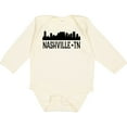 thumbnail image 3 of Inktastic Nashville Tennessee City Skyline Boys or Girls Long Sleeve Baby Bodysuit, 3 of 5