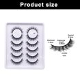 thumbnail image 2 of Faux Mink Lashes Cross Fluffy Natural Look False Eyelashes 3d Dramatic, 2 of 5