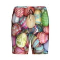 thumbnail image 4 of Easygdp Easter Eggs Men's Short Pajama Pants, Sleep Shorts, Household Pants, Casual Pants with Pockets - Medium, 4 of 9
