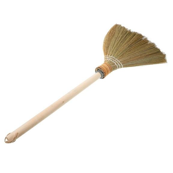 Beaupretty Soft Bristle Corn Whisk Broom for Effective Floor and Patio Cleaning