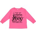 thumbnail image 3 of Inktastic I Love My Grandma Snow Much Boys or Girls Long Sleeve Toddler T-Shirt, 3 of 5