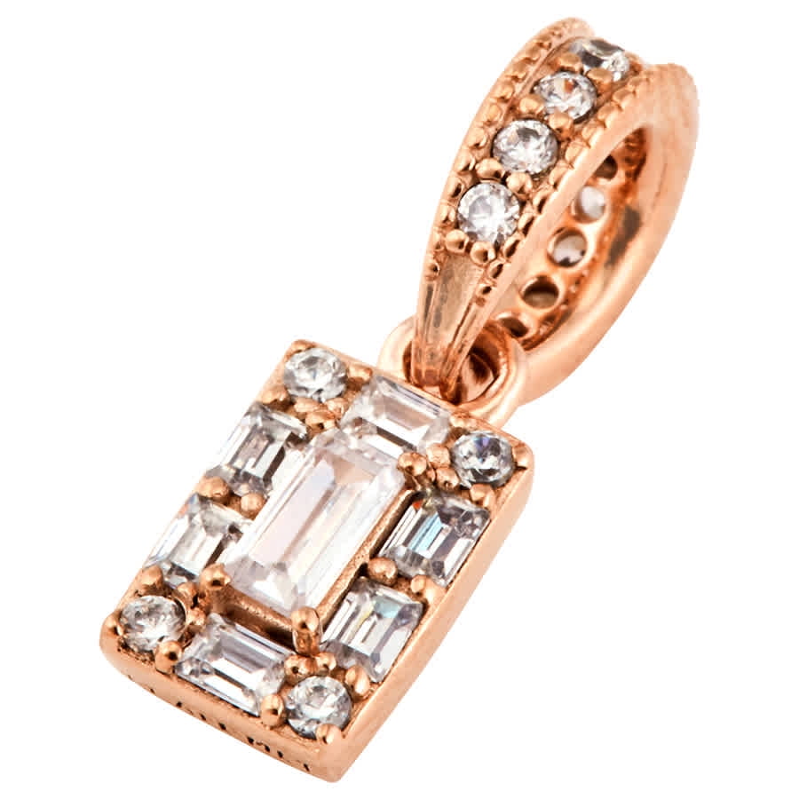 Pandora Sparkling Square Halo Pendant 