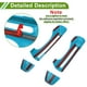 thumbnail image 5 of Cubierta de Manija de Puerta Azul Claro Unique Bargains para Jeep Wrangler JL JLU 2018-2022 Juego de Cubierta de Manija de Maletero Decoración Exterior Trim ABS 1 Juego, 5 of 6
