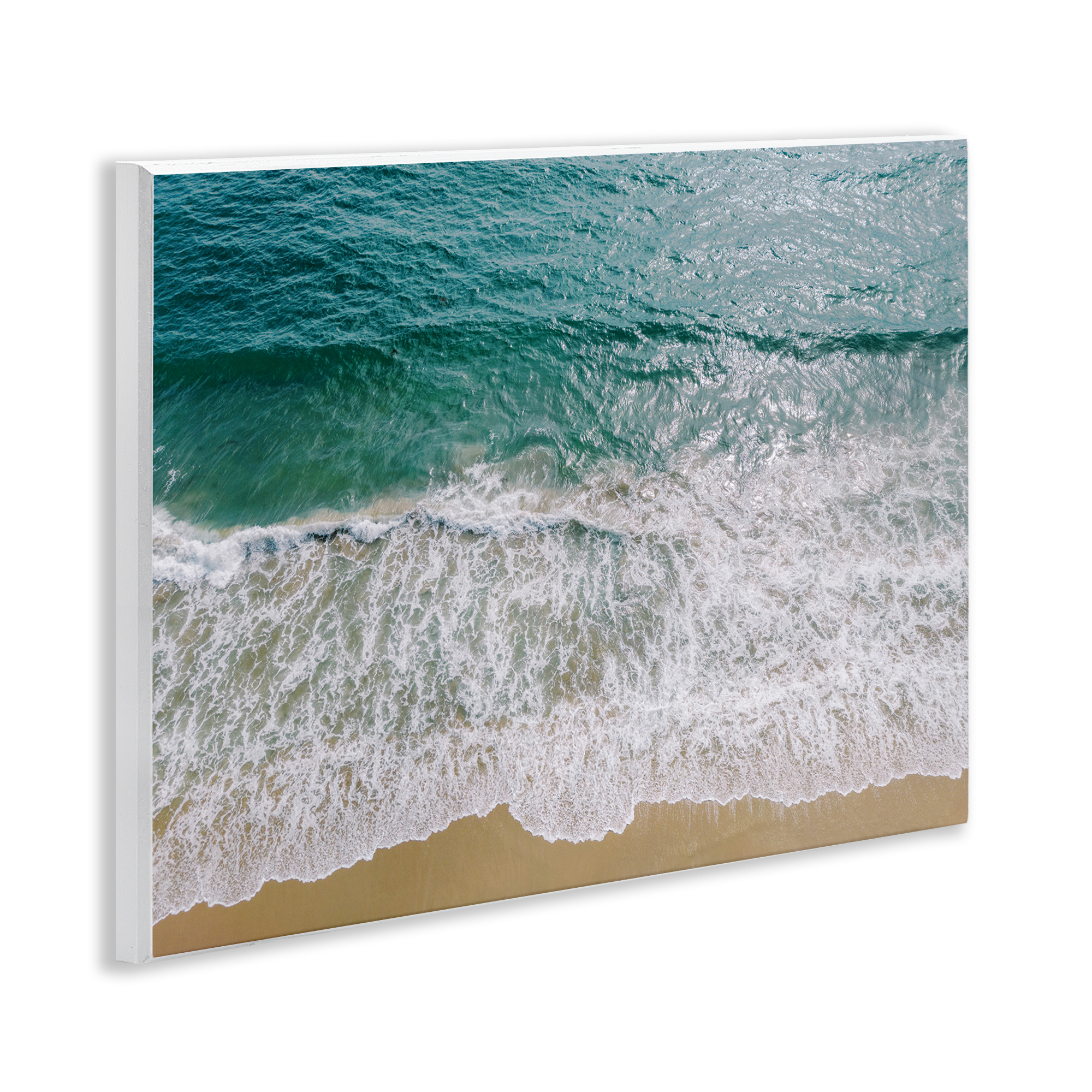Stupell Industries Coastal Sea Waves Landscape Photography Unframed Art Print Wall Art, 14 x 11