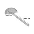 thumbnail image 1 of Stainless Steel 180 Degree Angle Finder Measuring Ruler For Woodworking, 1 of 7