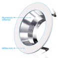 thumbnail image 4 of TORCHSTAR 12-Pack 4 Inch Brighter Classic Recessed Can Light Trim, Metal Step Baffle Trim, Fit Halo/Juno Remodel Recessed Housing, 4 Inch Light Trim for PAR16, PAR20, R20, Aluminum Reflector, 4 of 4