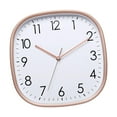 thumbnail image 2 of Wall Clock Digital Lightweight Hanging Design Non Ticking Creative Large Square Multifunction Art for Dining Room Golden, 2 of 8