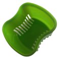 thumbnail image 3 of serony Denture Bath Box Plastic Tool Mouth-guard Artificial Tooth Holder Lightweight Convenient False Teeth Case Using Supplies Fruit Green, 3 of 7