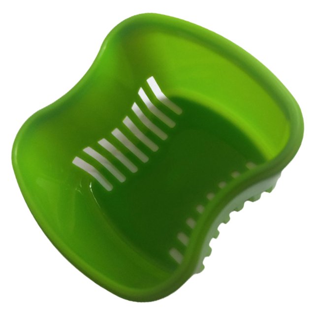 Toystoory Caja de baño para dentadura, contenedor de plástico para el cuidado de la boca, soporte para dientes artificiales a prueba de polvo, Almacenamiento y organización del hogar Fruta Verde