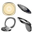 thumbnail image 1 of 360 Degree Rotation Cell Phone Ring Phone Grip Stand Holder Tablets Metal Magnetic Car Mount, 1 of 6
