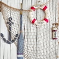 thumbnail image 7 of LOLIPPYY Fishing Net for Wall Hanging 1Pcs Light Brown 200in x 40in Cotton Rope Decorative Net, 7 of 7