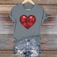 thumbnail image 1 of Nuoqisi T-Shirts Graphiques Mignons avec Nœud pour Femmes de la Saint-Valentin, T-Shirt Décontracté à Imprimé, Col Rond, T-Shirt d'Été à Manches Courtes, Hauts Tendance, T-Shirt Esthétique Chic, Hauts Tee Esthétiques, T-Shirt Rose avec Nœud, T-Shirt Girly, 1 of 6