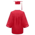 thumbnail image 5 of Toddler Preschool Graduation Cap and Gown with Gold Stole for Toddler Red Cap and Gown Graduation Gift, 5 of 9