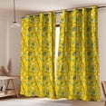thumbnail image 7 of Flower Bird Lemon Tree Blackout Curtains Yellow Window Curtains Black Out Curtains Drapes Natural Theme Curtain, 7 of 7