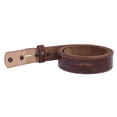 thumbnail image 3 of Gelante Genuine Full Grain Leather Belt Strap Without Belt Buckle. Distressed Brown-M, 3 of 6