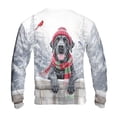 thumbnail image 2 of Playful Great Dane Welcomes Winter Snowy Day with Cardinal Bird All Over Print 3D Sweatshirt Unisex Merch Danes Dog Lover Gifts - 2017, 2 of 6
