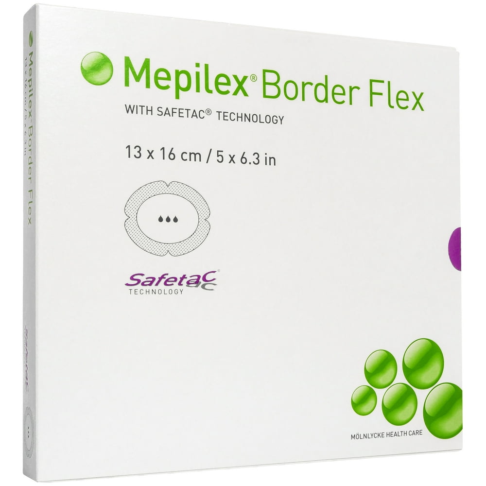 Mepilex Border Flex Silicone Foam Dressing 5\