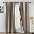 thumbnail image 2 of Juego de cortinas opacas IGEMAEVE, 213 cm de longitud, 2 paneles, lino, 2 of 8