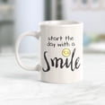 thumbnail image 2 of Designs ByLITA Start The Day With A Smile 11oz Plastic Coffee Mug, 2 of 2