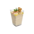 thumbnail image 4 of Mini Serve 4 oz Square Clear Plastic Tall Medium Kova Cup - 2" x 2" x 3" - 320 count box, 4 of 6