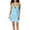 Blue, variant on Youmylove Swimsuit Coverup for Women Beach Cover Up V Neck Top Swimsuit Skirt With Open Back Knitted For Swimming Parties Water Sports Swim Suit Cover Up Sundress