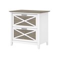 thumbnail image 1 of Bush Furniture Key West Lateral File Cabinet Modern Farmhouse 2 Drawer File Cabinet For Home Office, 1 of 6
