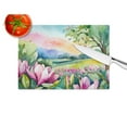 thumbnail image 3 of Louisiana Magnolias in Watercolor Glass Cutting Board Large 12 in x 15 in, 3 of 5