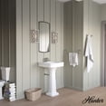 thumbnail image 3 of Hunter - Gablecrest 1-light Distressed White, Small Sconce Light, Dimmable, Transitional Style, for Bedrooms, Dining, Living Rooms - 19376, 3 of 7