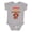 AC-Heather Grey, variant on Dachshund Mom Puppy Boys or Girls Baby Bodysuit