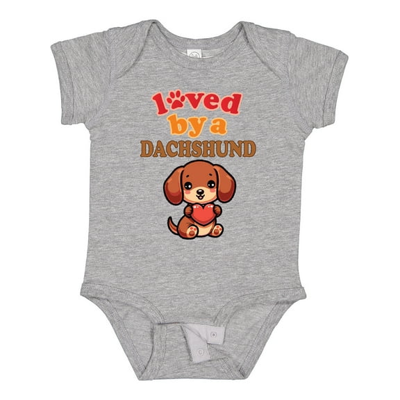 Inktastic Dachshund Mom Puppy Boys or Girls Baby Bodysuit