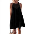 thumbnail image 1 of Camisola de Encaje para Mujer, Color Negro, Talla S, 1 of 4