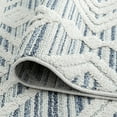 thumbnail image 6 of Transitional 5x8 Area Rug (5'3'' x 7'3'') Moroccan Blue, Cream Living Room Easy to Clean, 6 of 8