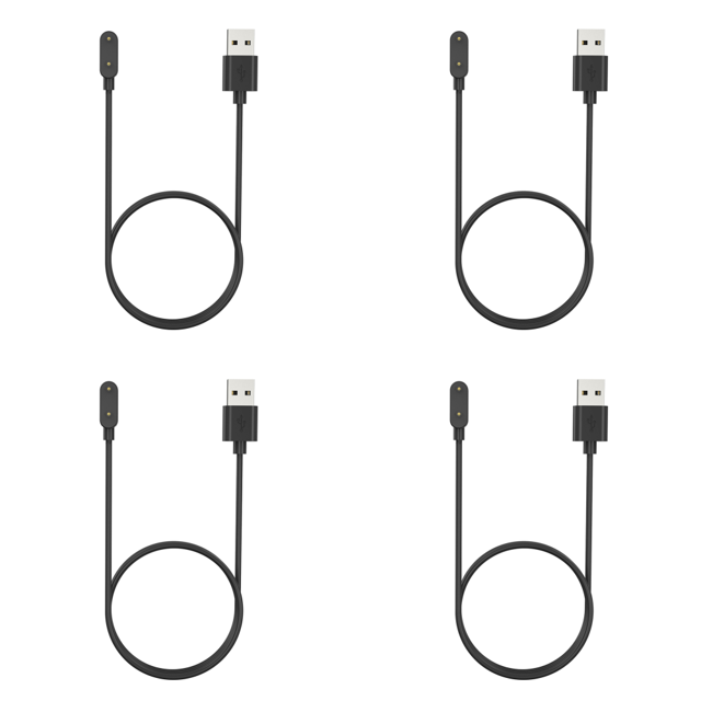 Cable de carga para reloj Cable de carga de muñeca USB de 100 cm para Band 8 negro