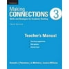 Making Connections Level 3 Teacher's Manual 3rd Edition, Used [Paperback]